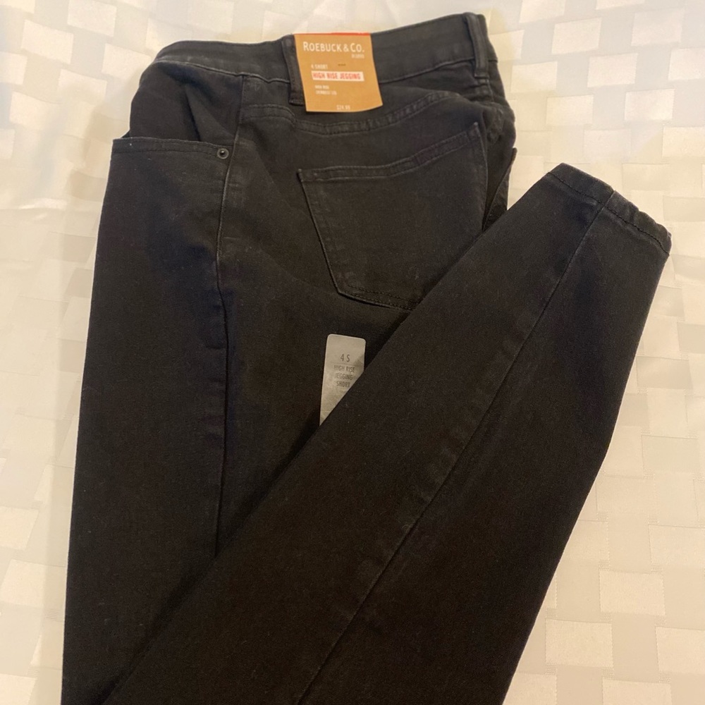 Brand new black Roebuck and Co high rise jeggings